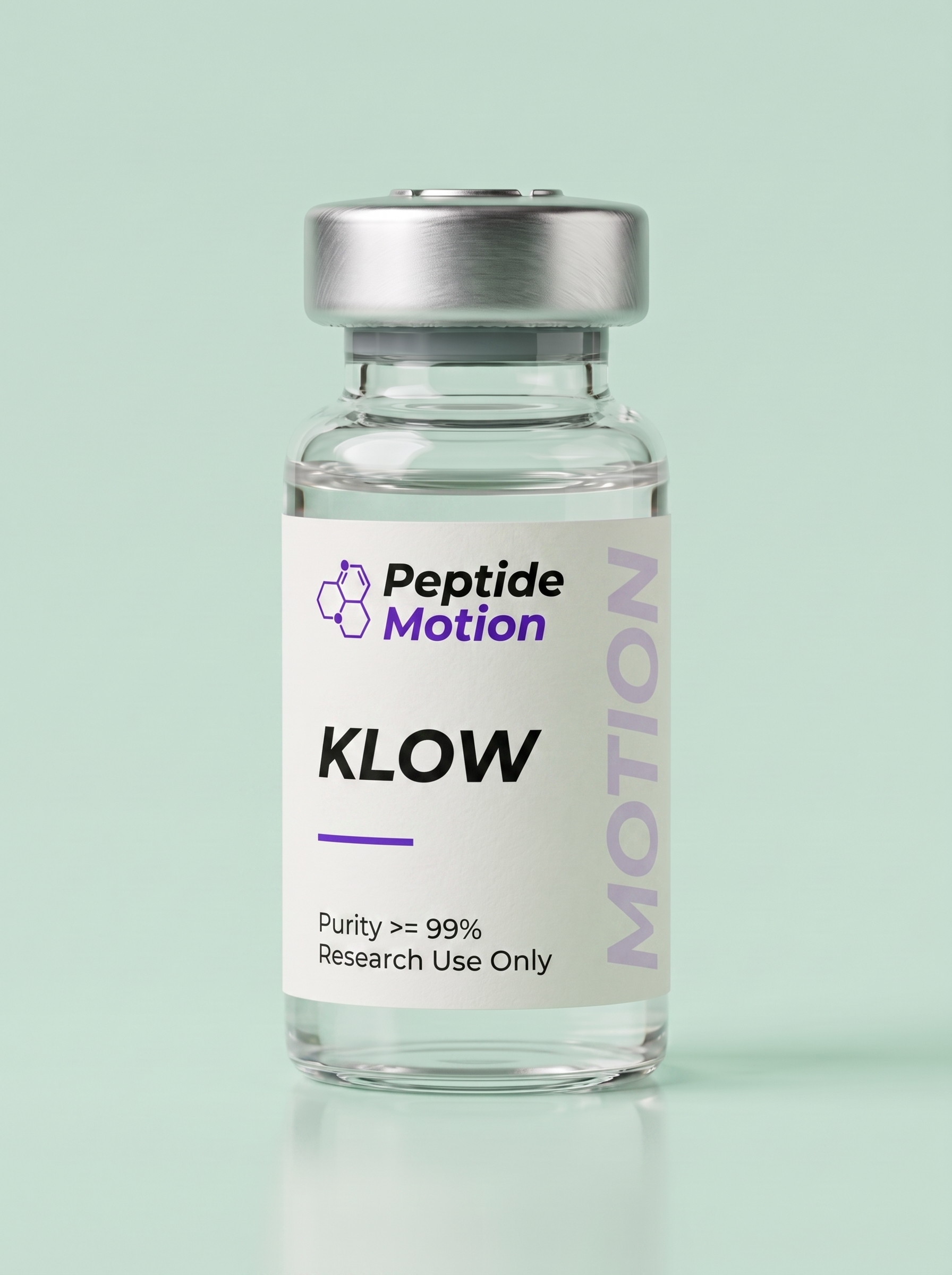 KLOW research peptide vial